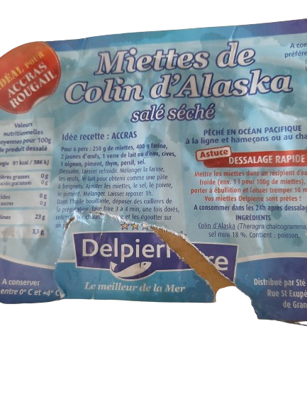 Miettes de Colin Delpierre 1KG