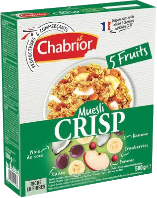 Muesli Crisp - CHABRIOR - 500g