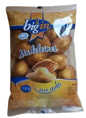 BIGIN madelaine aux oeufs 250G