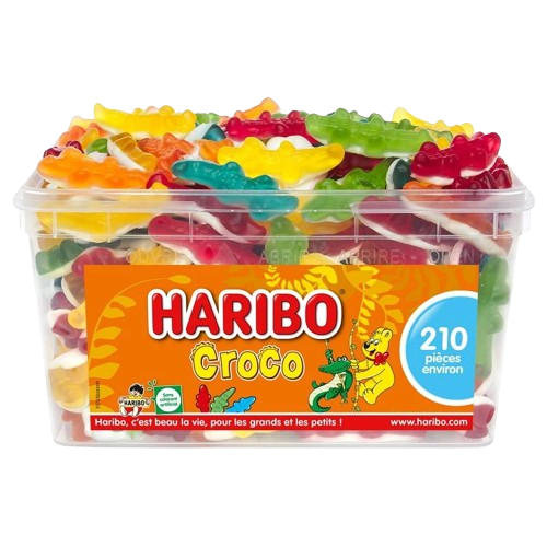 HARIBO crocodile tubo 210