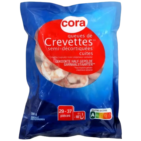 Crevettes Décortiquées Cuites 300g