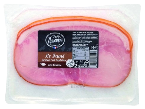 Jambon Supérieur Fumé 2 tranche 130g