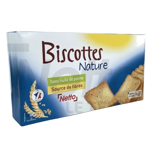 Biscottes nature x100 830g - NETTO