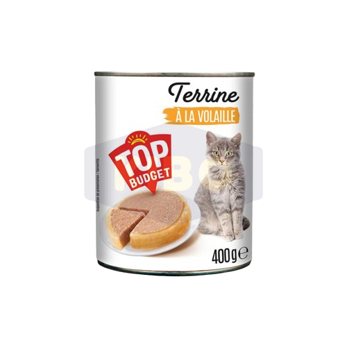 T.BUDGET Terrine pour Chat 4X400G