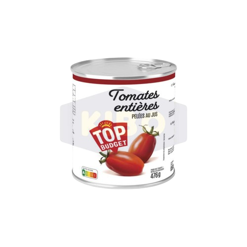 T.BUDGET Tomates Pelées 4/4 476g