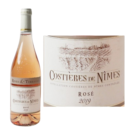 Vin rosé Costières de Nîmes 13° - 75cl